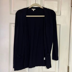 Navy cardigan
